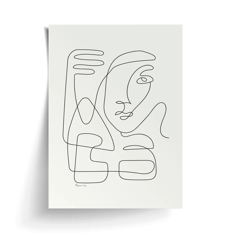 ABSTRACT FACES PRINT - Image 20