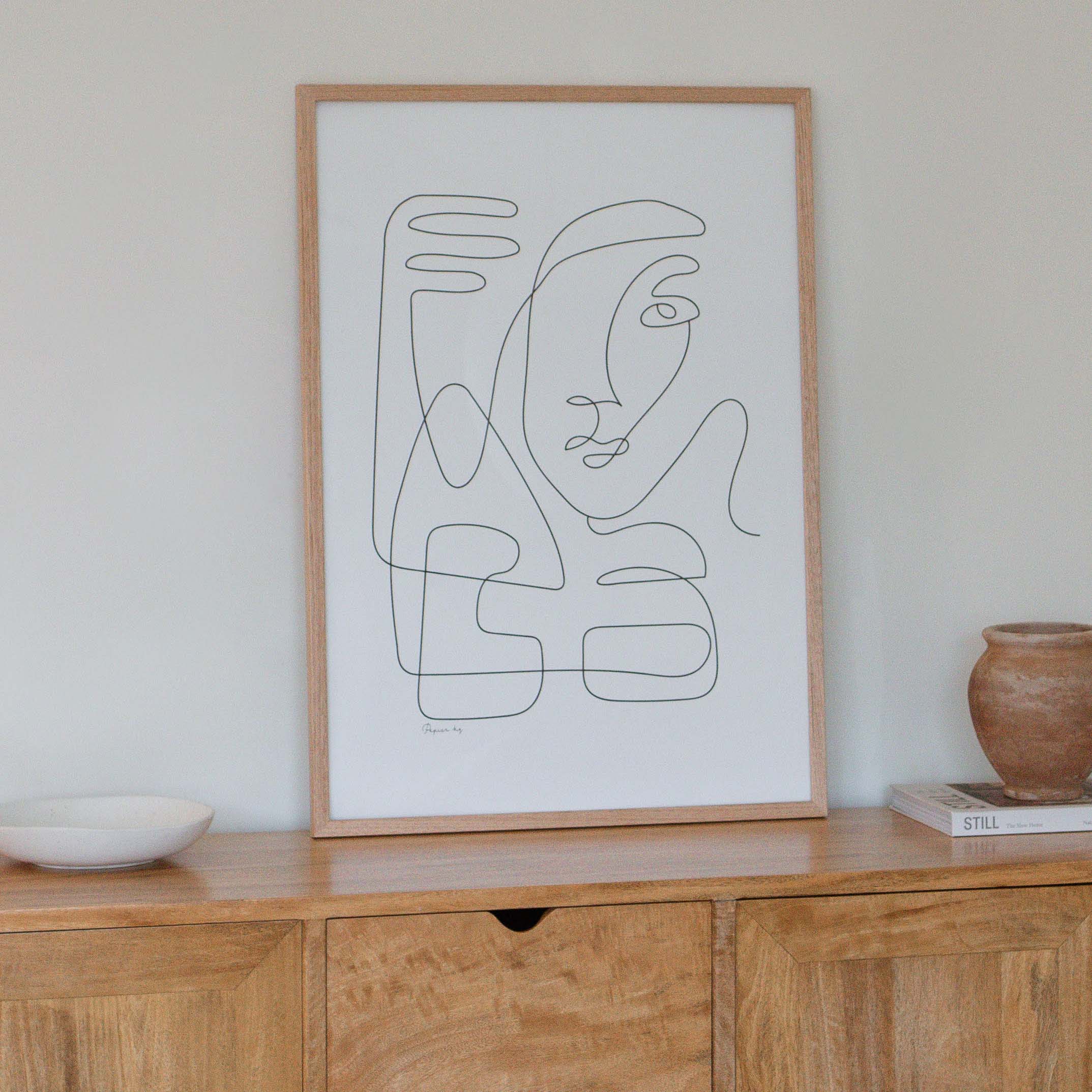 ABSTRACT FACES PRINT - Image 3