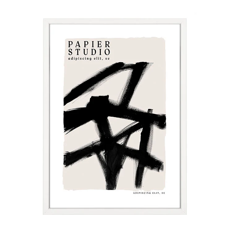 ABSTRACT STUDIO PRINT BLACK - Image 10