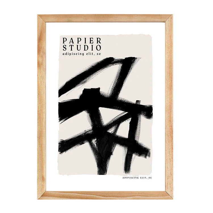 ABSTRACT STUDIO PRINT BLACK - Image 11