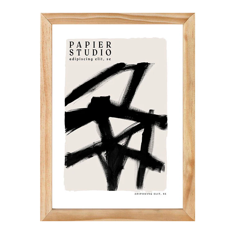 ABSTRACT STUDIO PRINT BLACK - Image 14