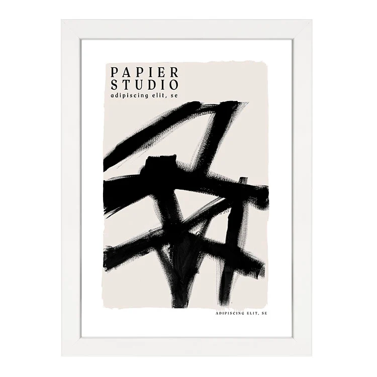 ABSTRACT STUDIO PRINT BLACK - Image 15