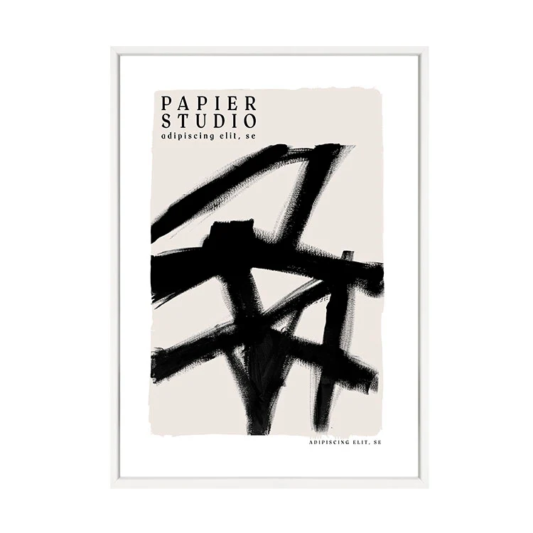 ABSTRACT STUDIO PRINT BLACK - Image 21