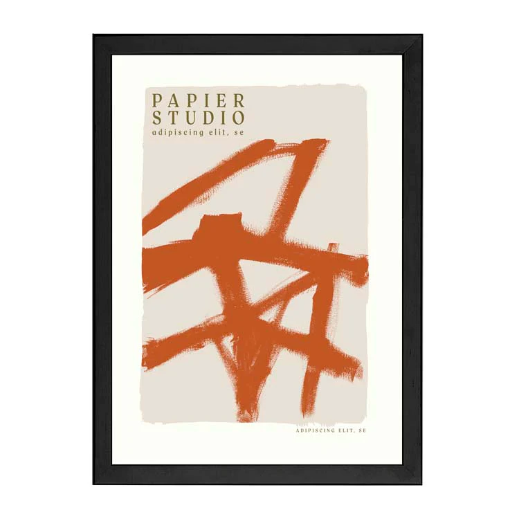ABSTRACT STUDIO PRINT RUST - Image 11