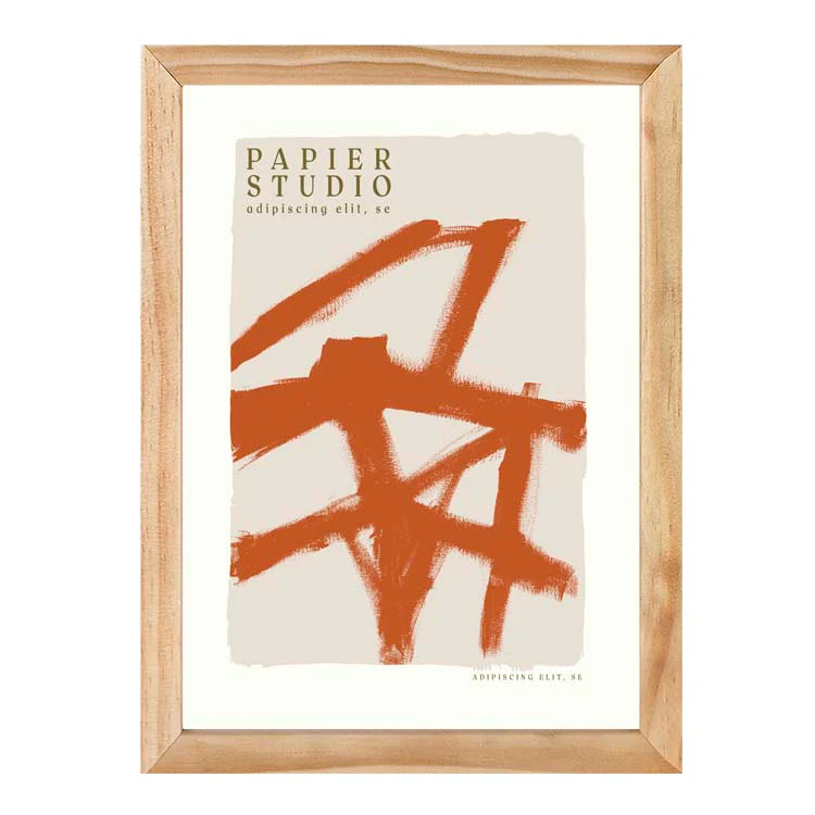 ABSTRACT STUDIO PRINT RUST - Image 14