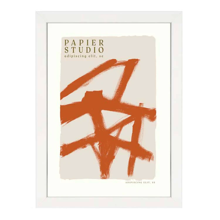 ABSTRACT STUDIO PRINT RUST - Image 15
