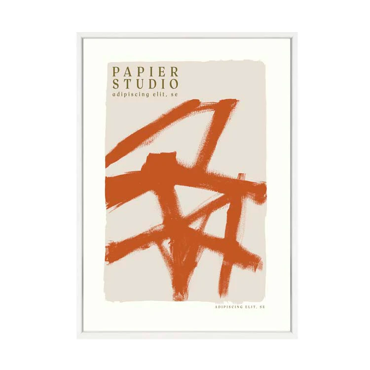 ABSTRACT STUDIO PRINT RUST - Image 7