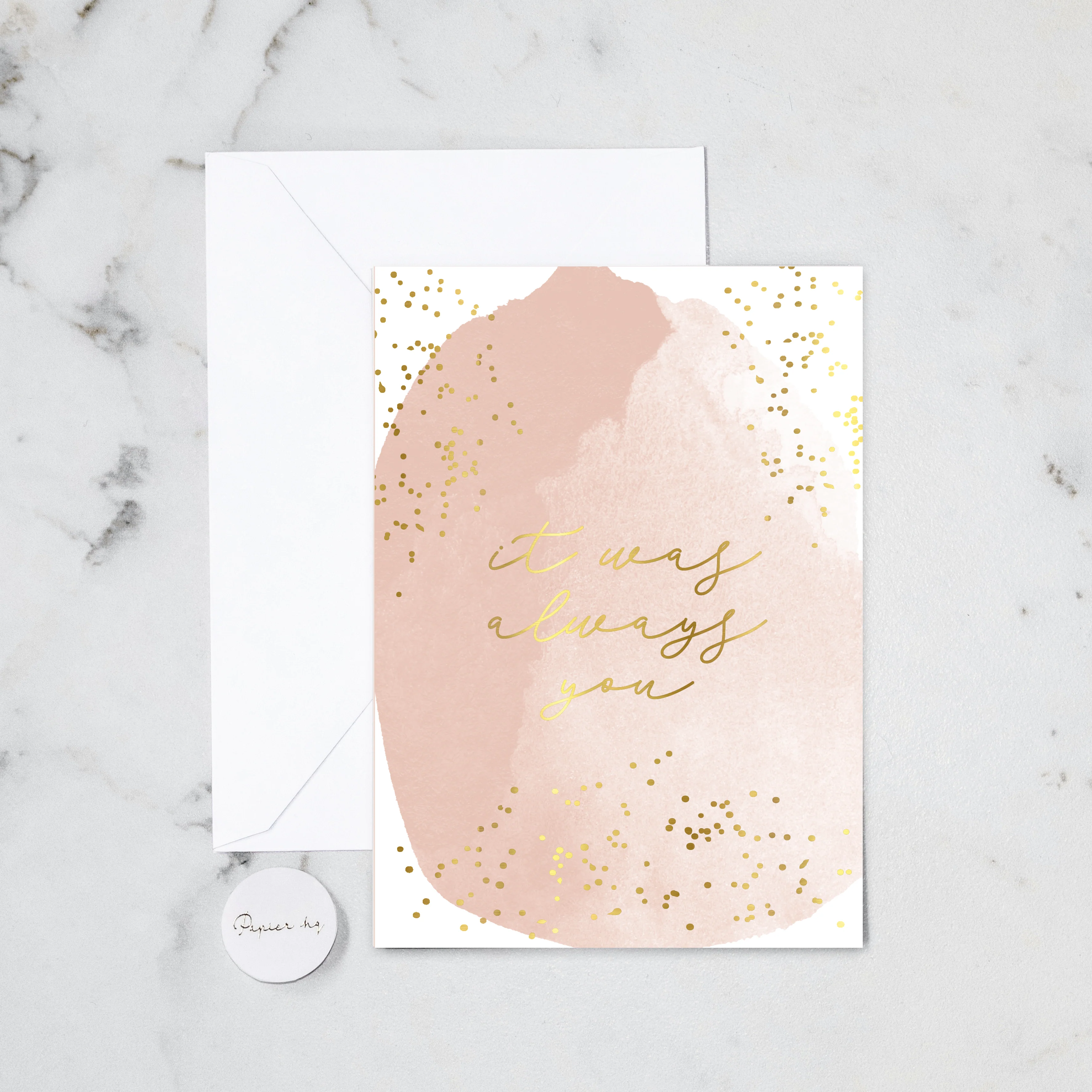 ALWAYS YOU FOIL GREETING CARD