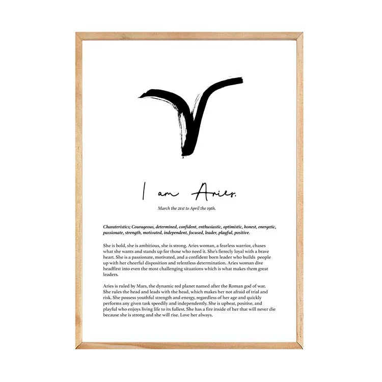 ARIES STAR SIGN PRINT - Image 15