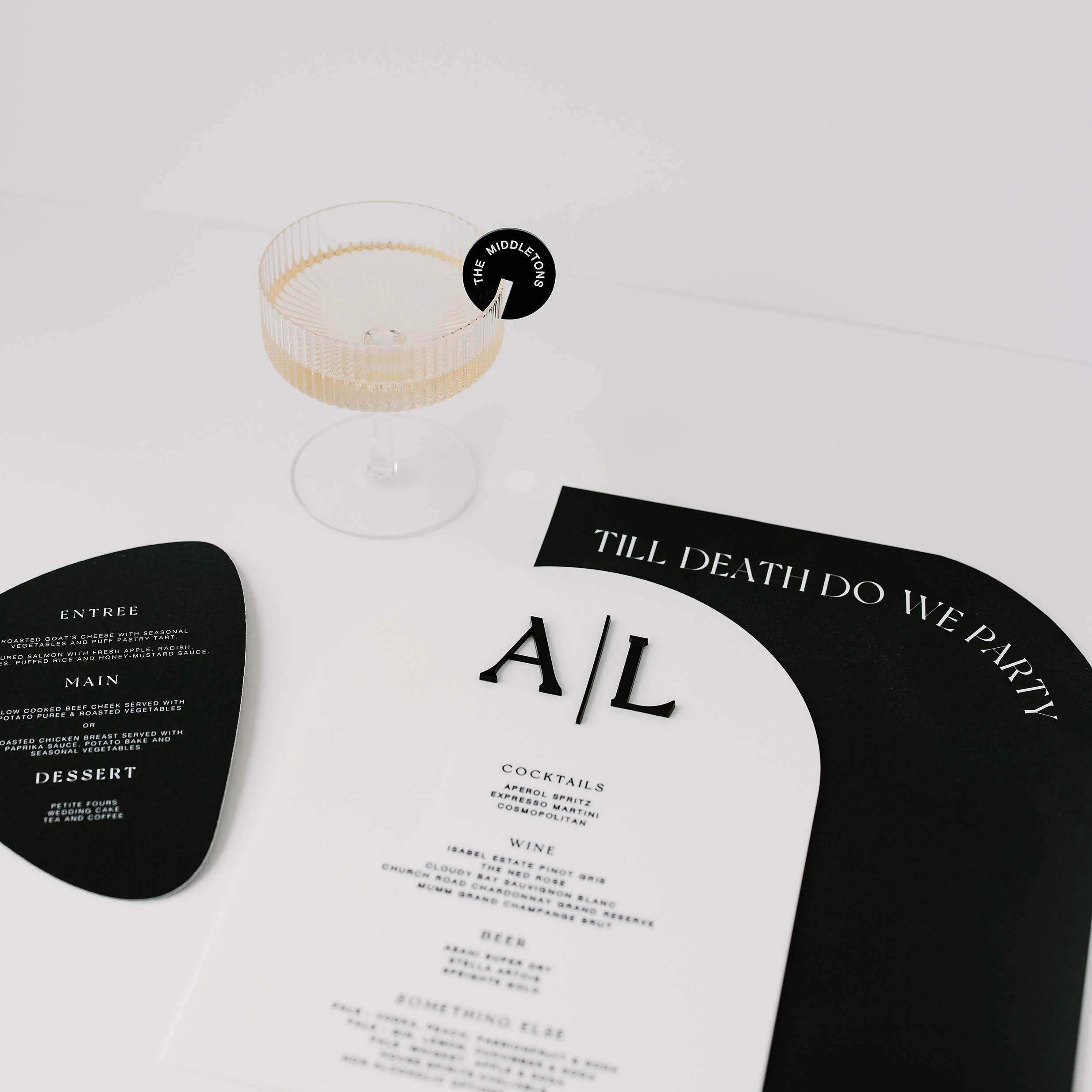 'AT LAST' MENU & PLACE NAME SET - Image 2