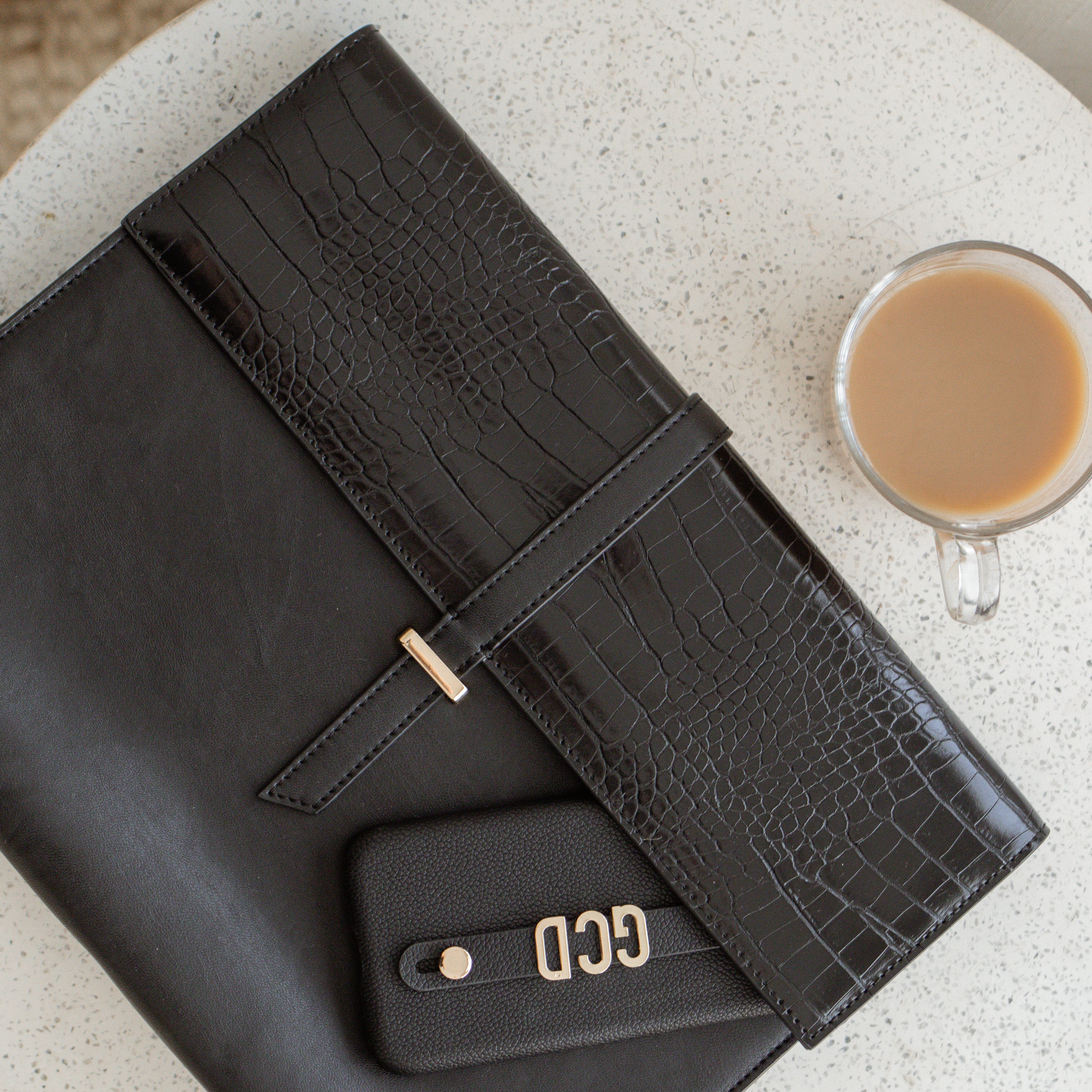 Black Penelope laptop sleeve - Image 4