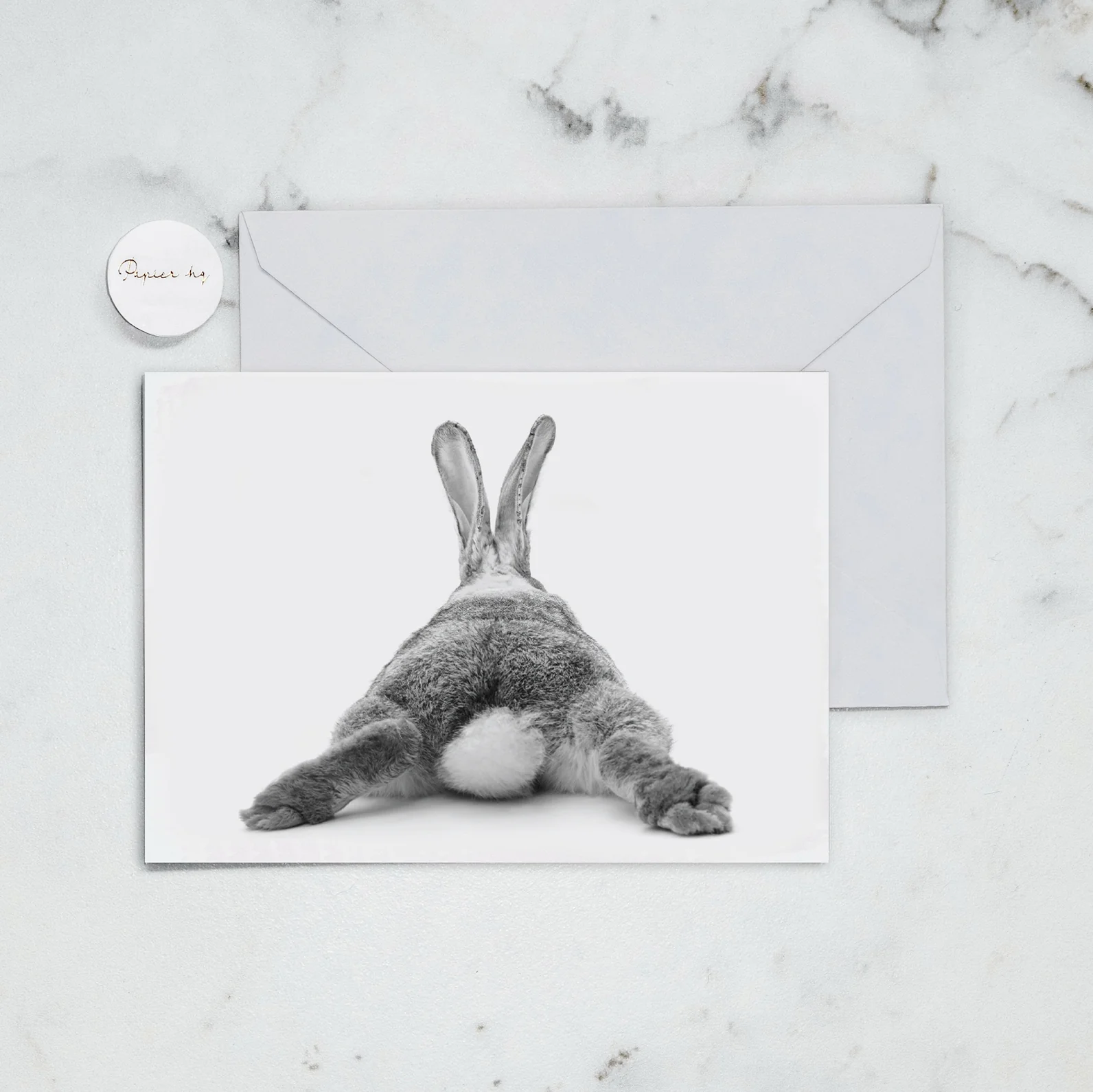 BUNNY BUM GREETING CARD