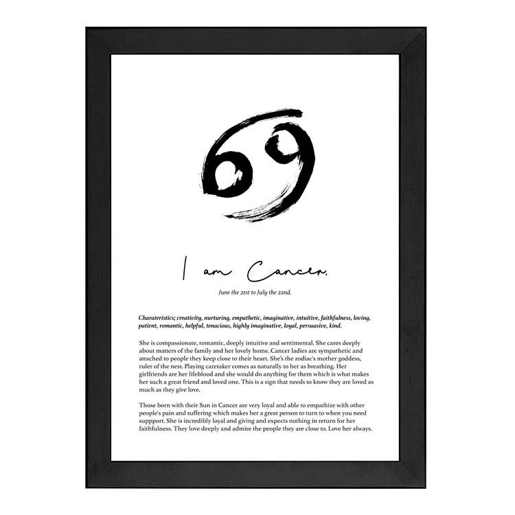CANCER STAR SIGN PRINT - Image 10