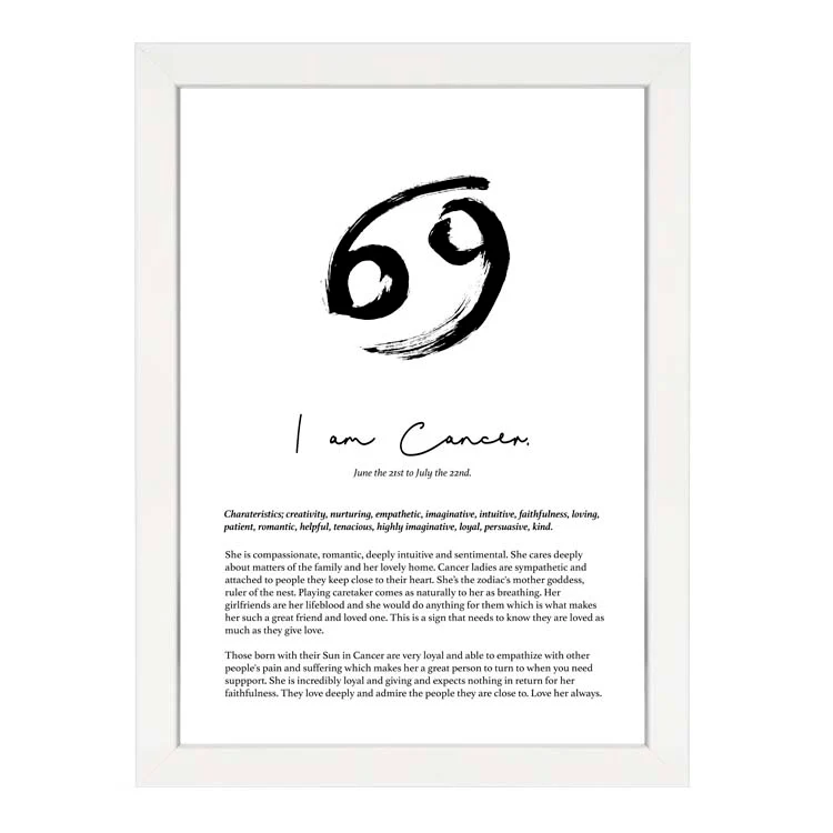CANCER STAR SIGN PRINT - Image 11