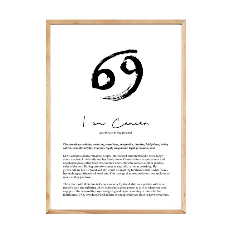 CANCER STAR SIGN PRINT - Image 15