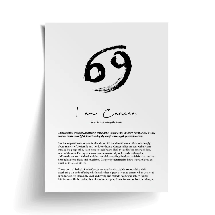 CANCER STAR SIGN PRINT - Image 16