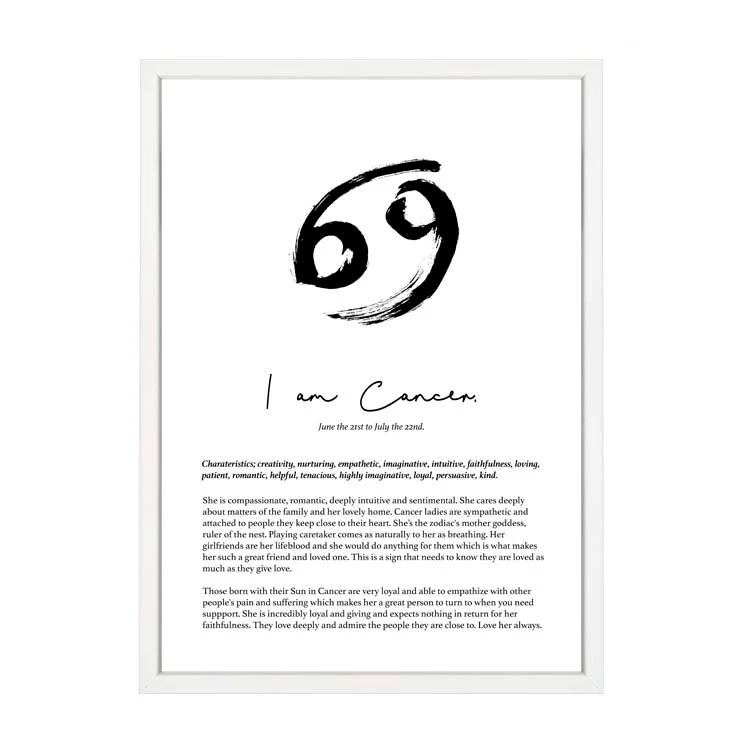 CANCER STAR SIGN PRINT - Image 8