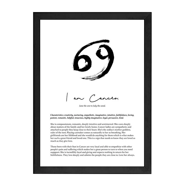 CANCER STAR SIGN PRINT - Image 9