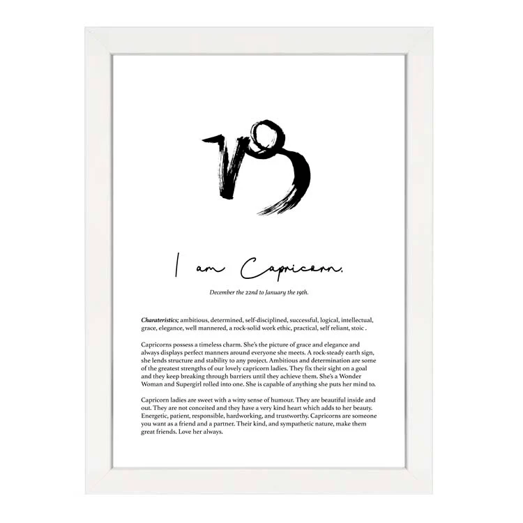 CAPRICORN STAR SIGN PRINT - Image 11