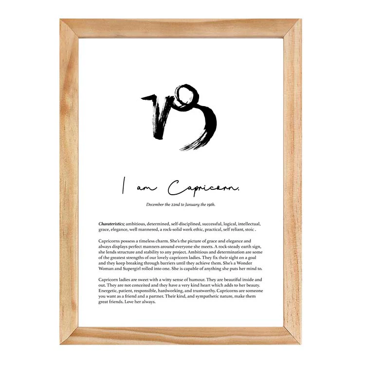CAPRICORN STAR SIGN PRINT - Image 12
