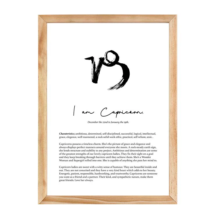 CAPRICORN STAR SIGN PRINT - Image 13