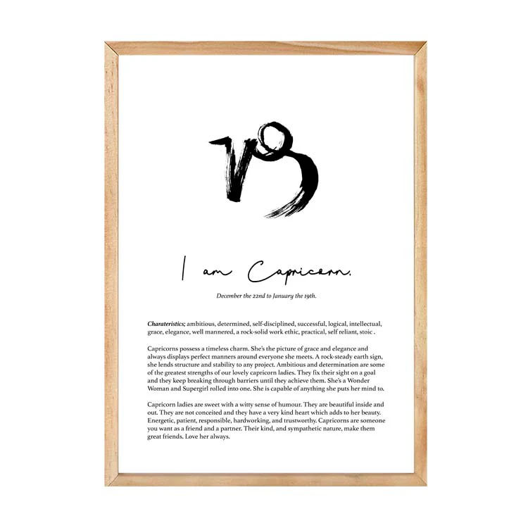 CAPRICORN STAR SIGN PRINT - Image 14