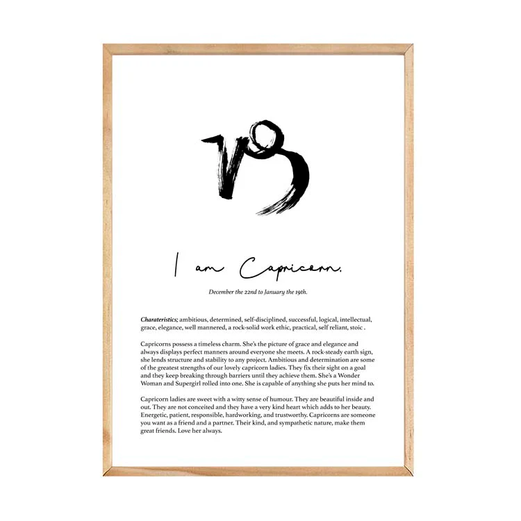 CAPRICORN STAR SIGN PRINT - Image 15