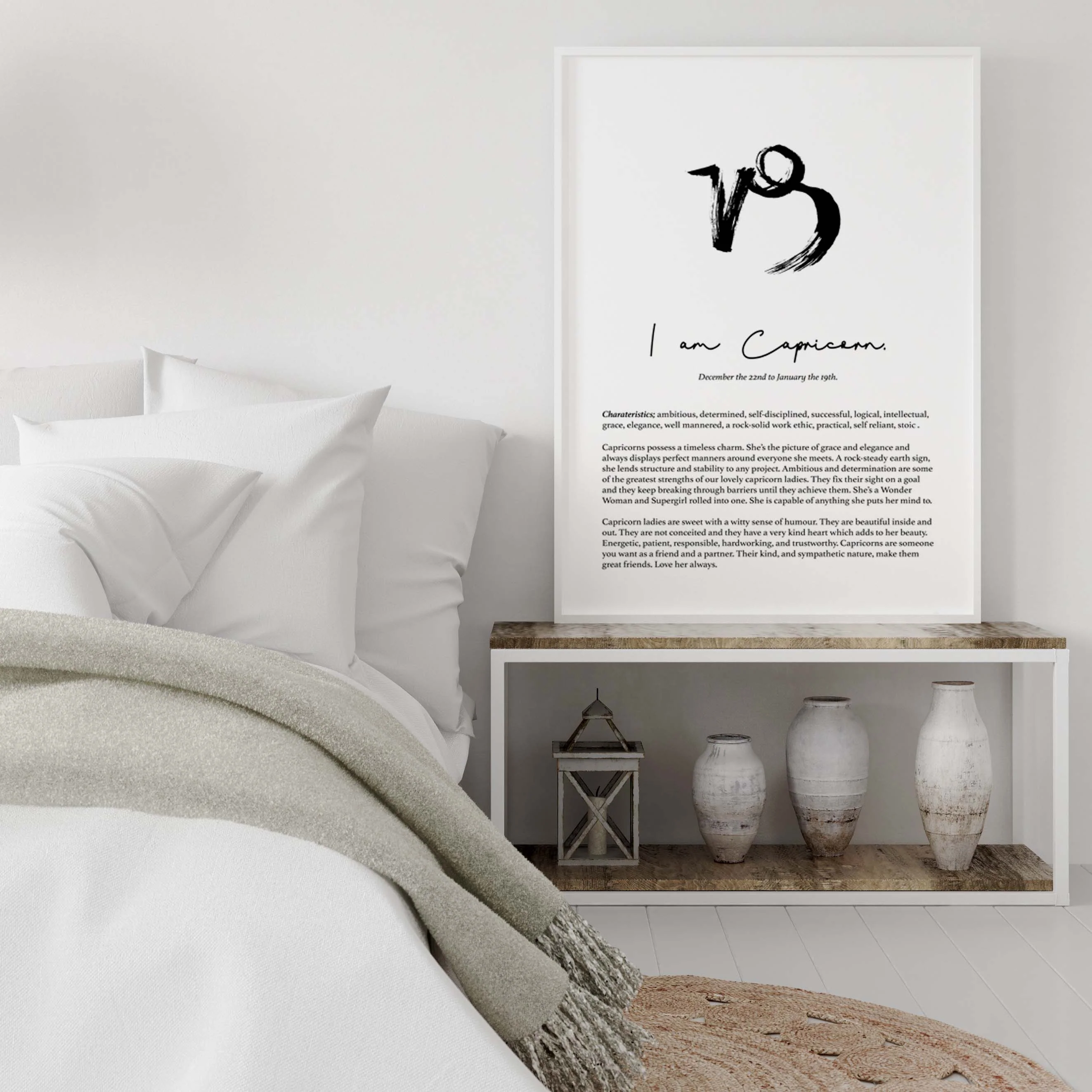 CAPRICORN STAR SIGN PRINT - Image 2