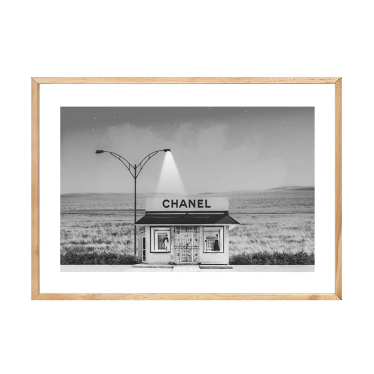 CHANEL SHOP B/W PRINT - Image 15