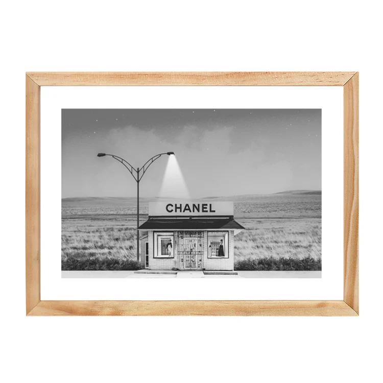 CHANEL SHOP B/W PRINT - Image 9