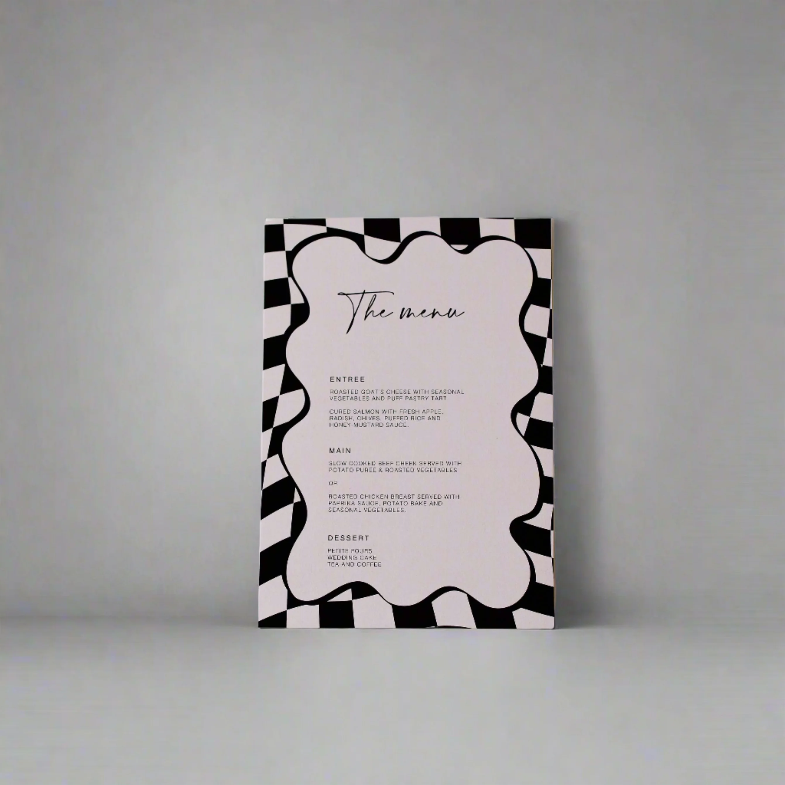 'CHECK' MENU