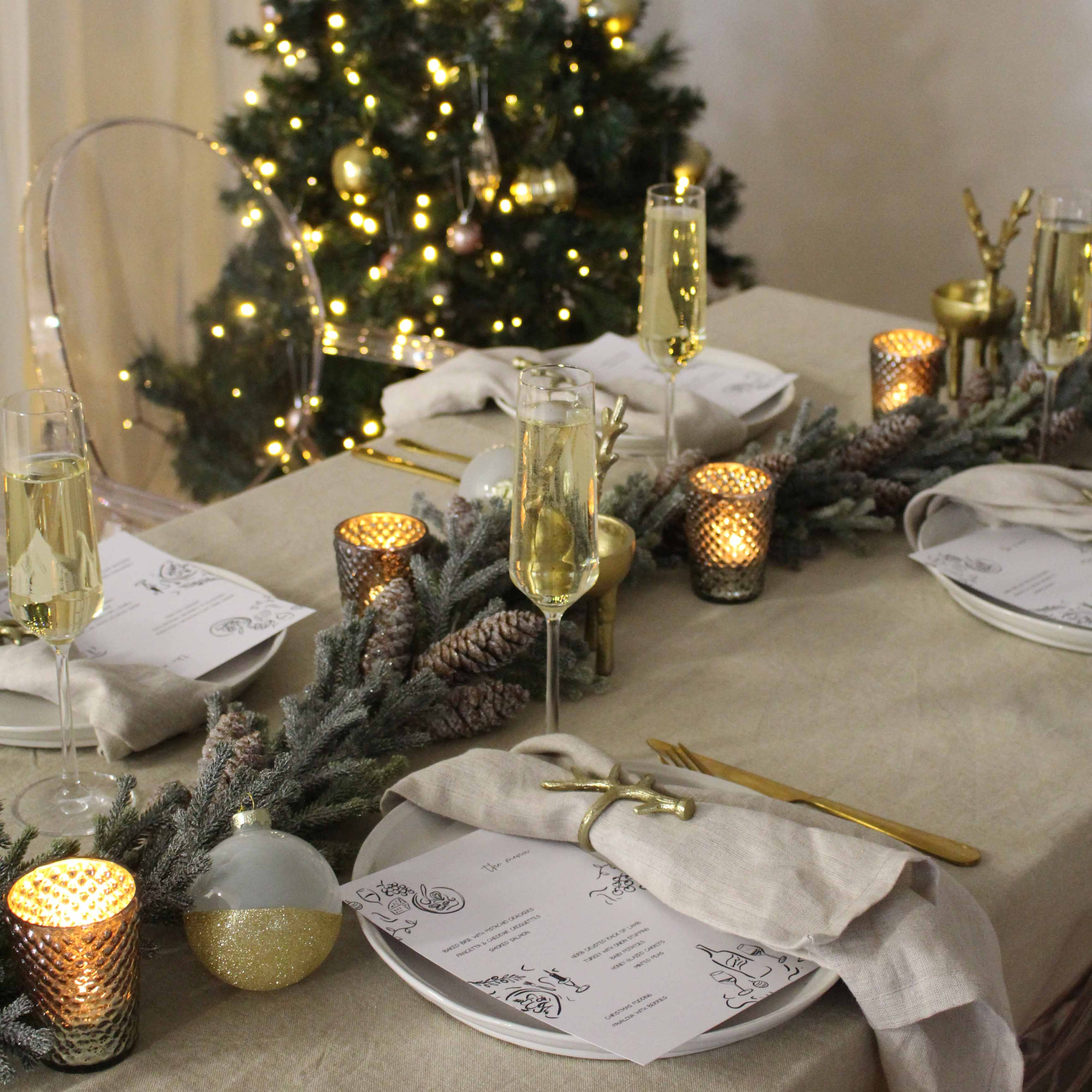 CHRISTMAS DINNER PARTY DOWNLOADABLE MENU - Image 2