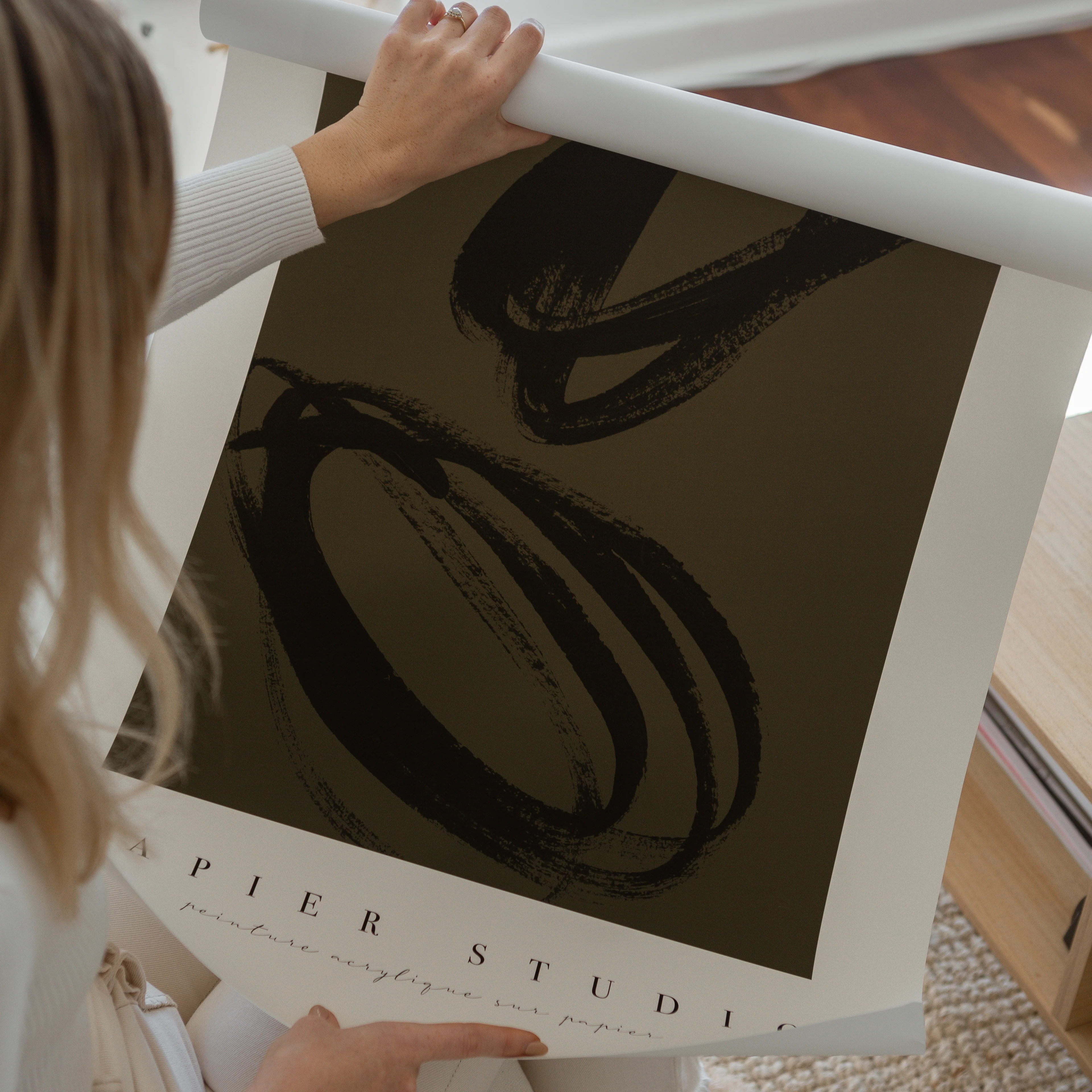 ENCLOSED PRINT KHAKI - Image 3