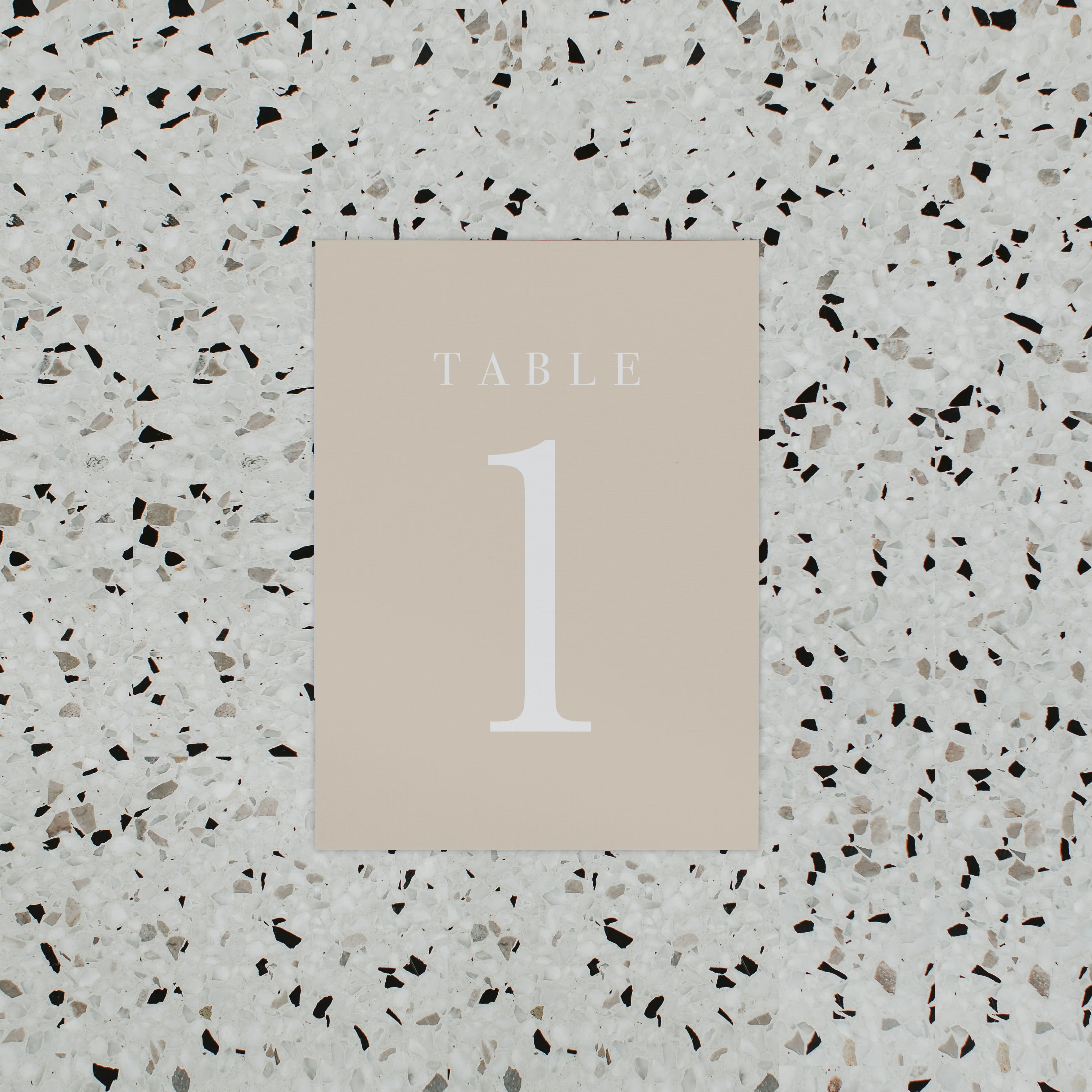 MINIMALIST TABLE NUMBER NATURAL - Image 2