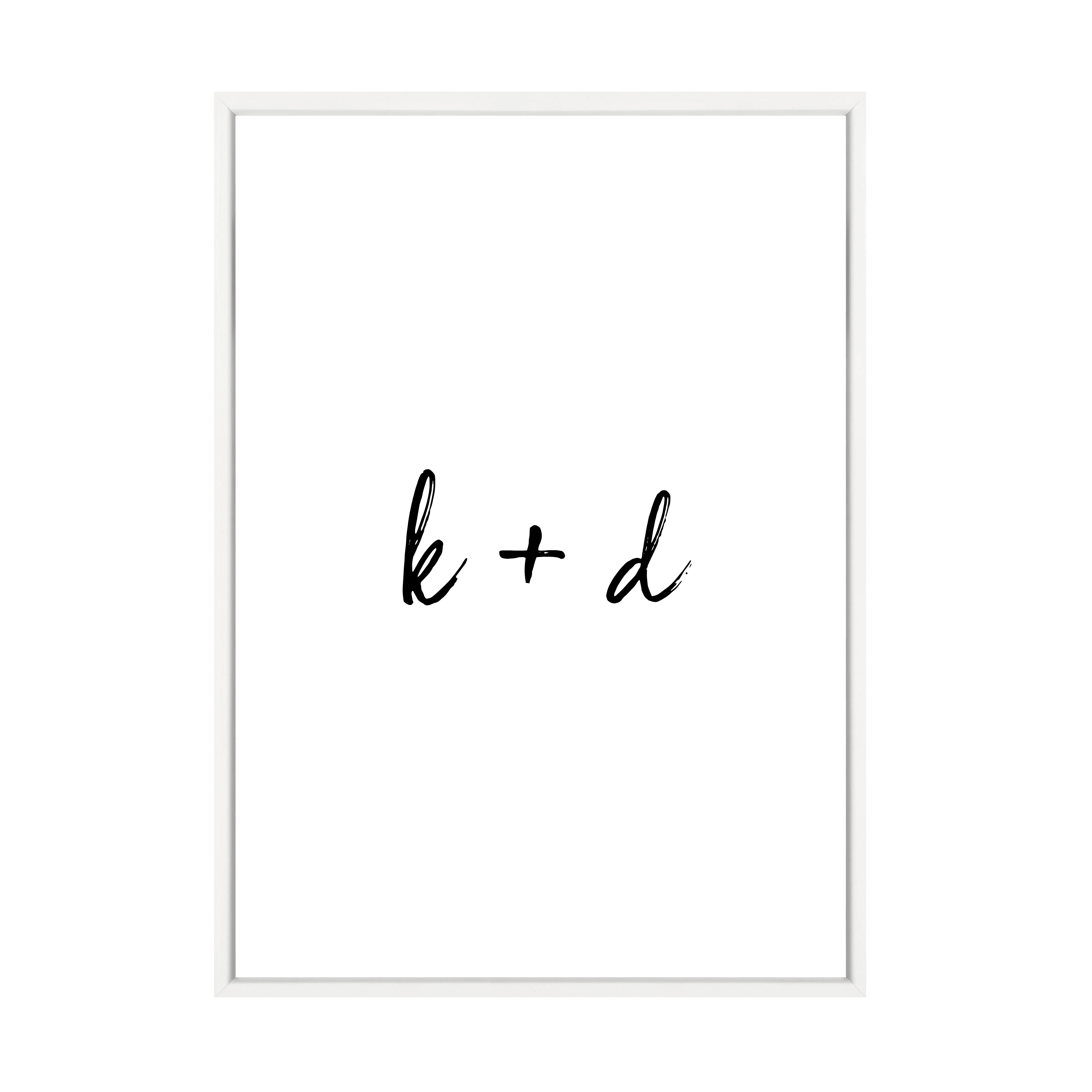 CUSTOM COUPLE INITIAL PRINT - Image 6