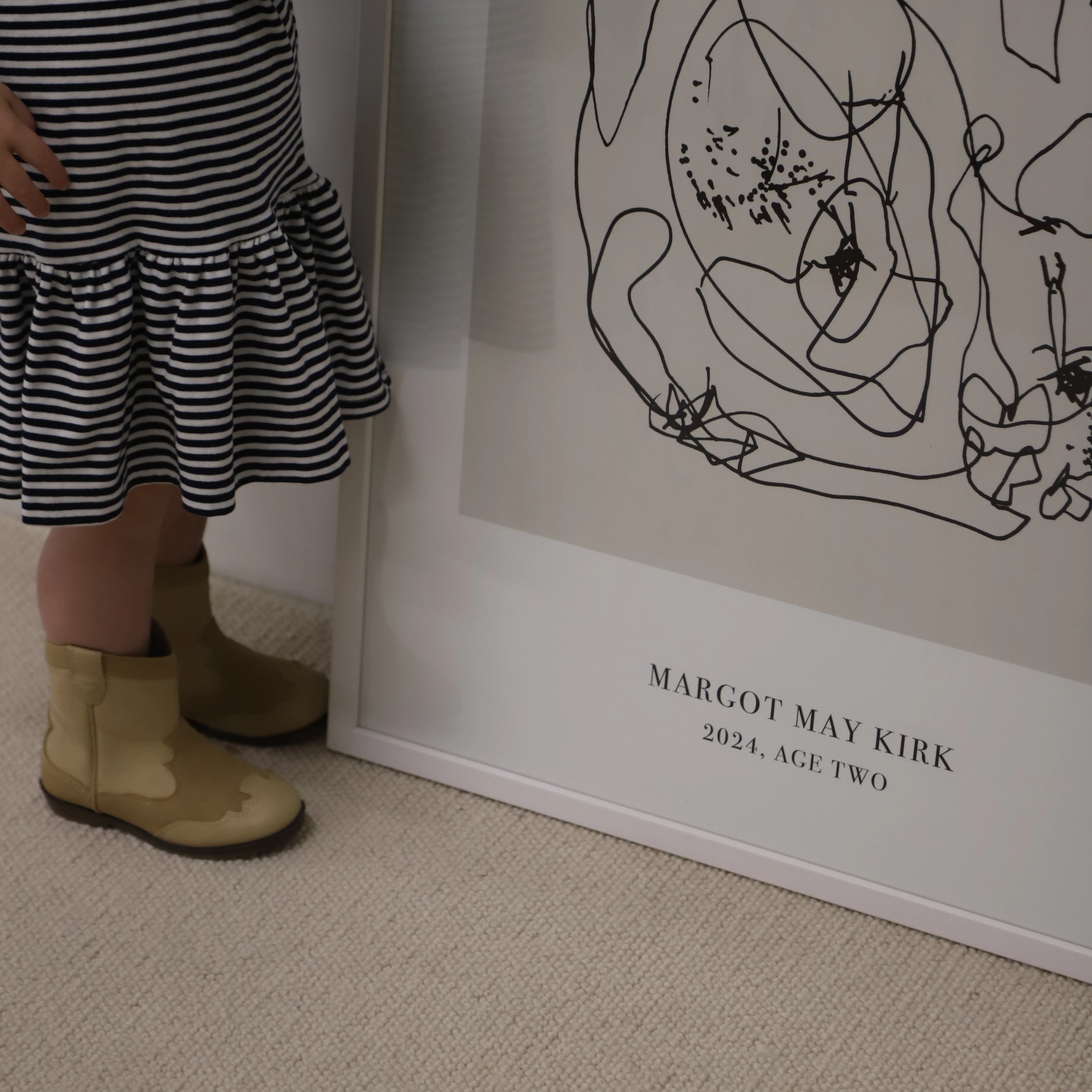 CUSTOM MINIMAL TURN YOUR KIDS ART INTO A PRINT NATURAL - Image 4