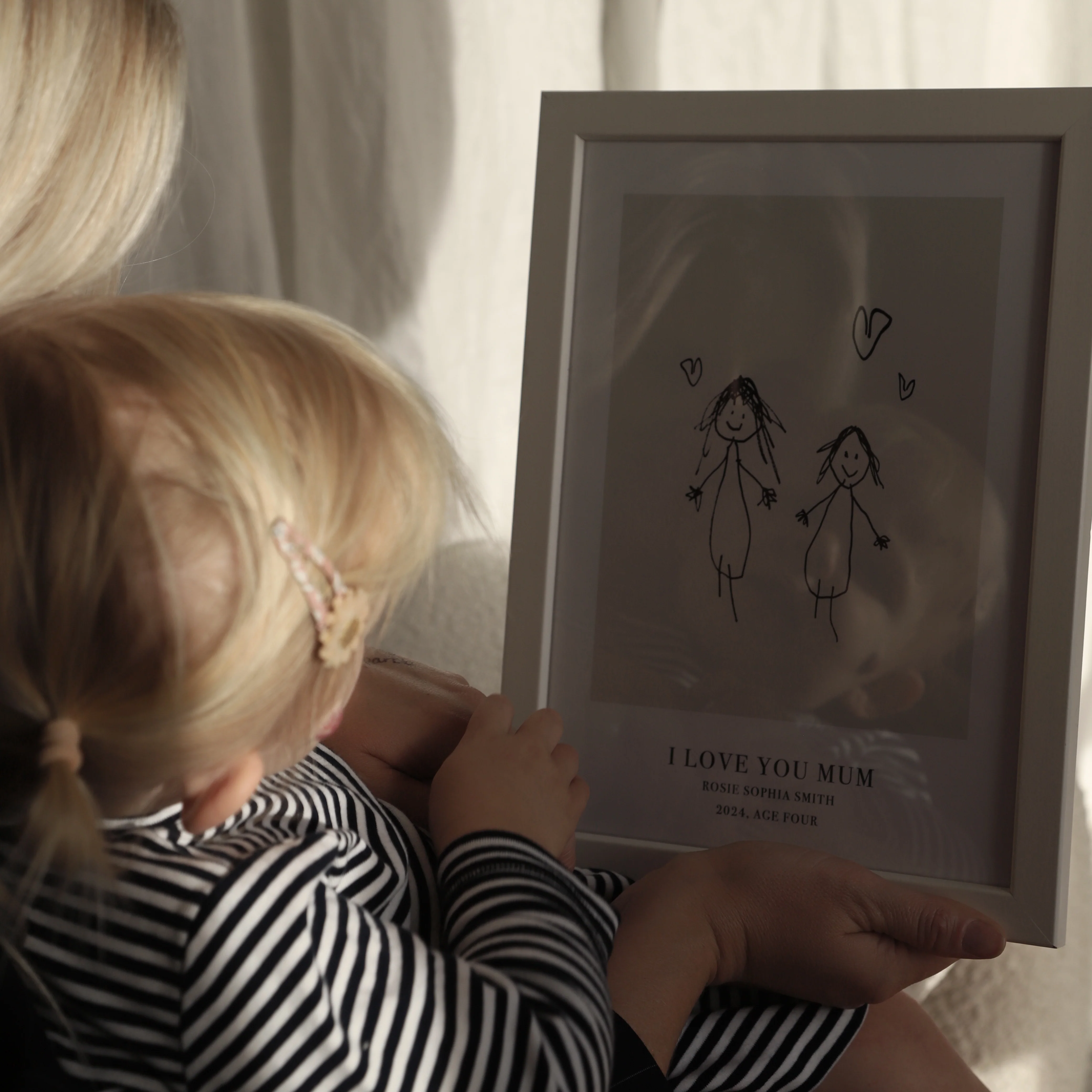 CUSTOM MINIMAL TURN YOUR KIDS ART INTO A PRINT NATURAL - Image 6