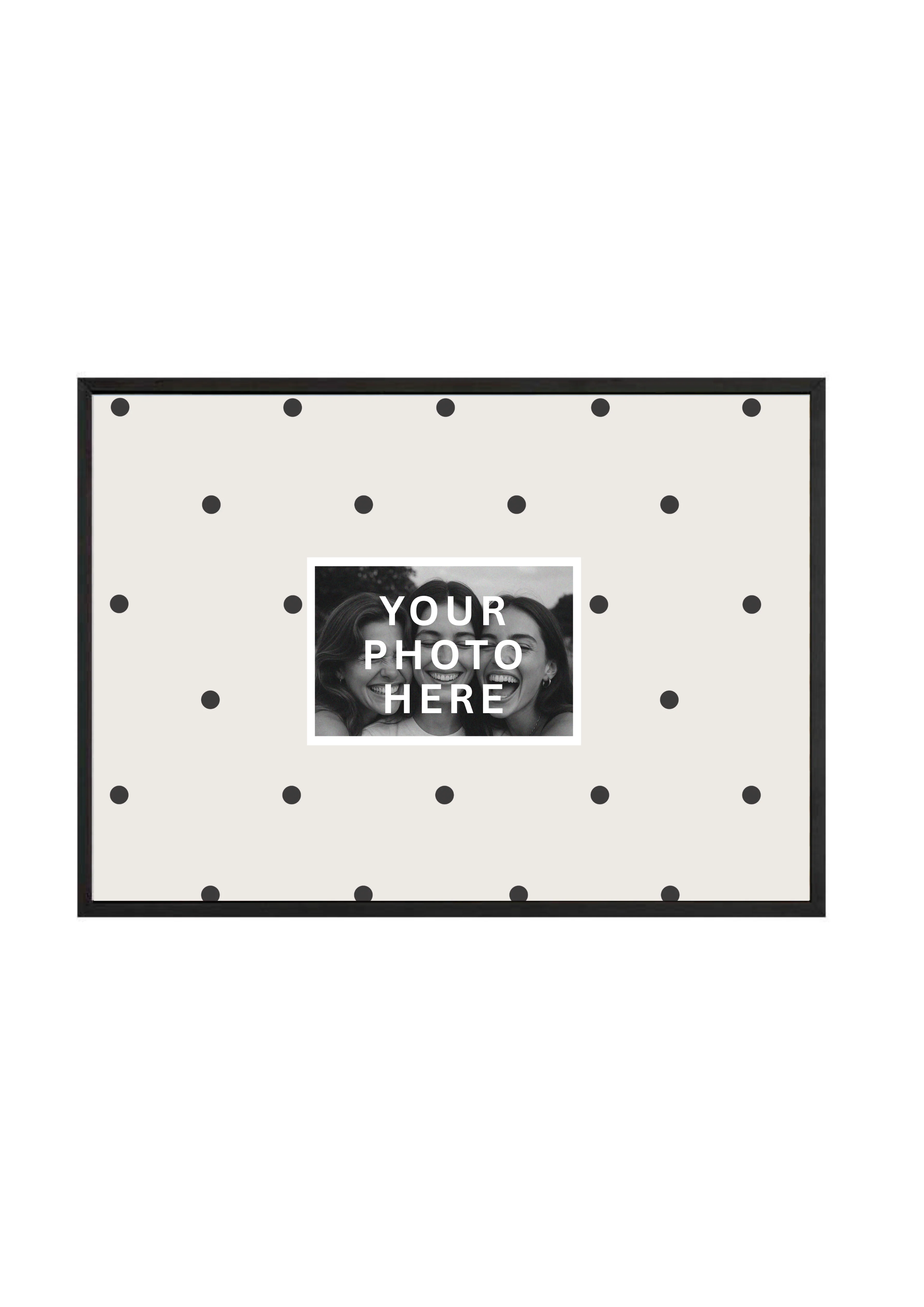 Custom Polka Dots - Noir