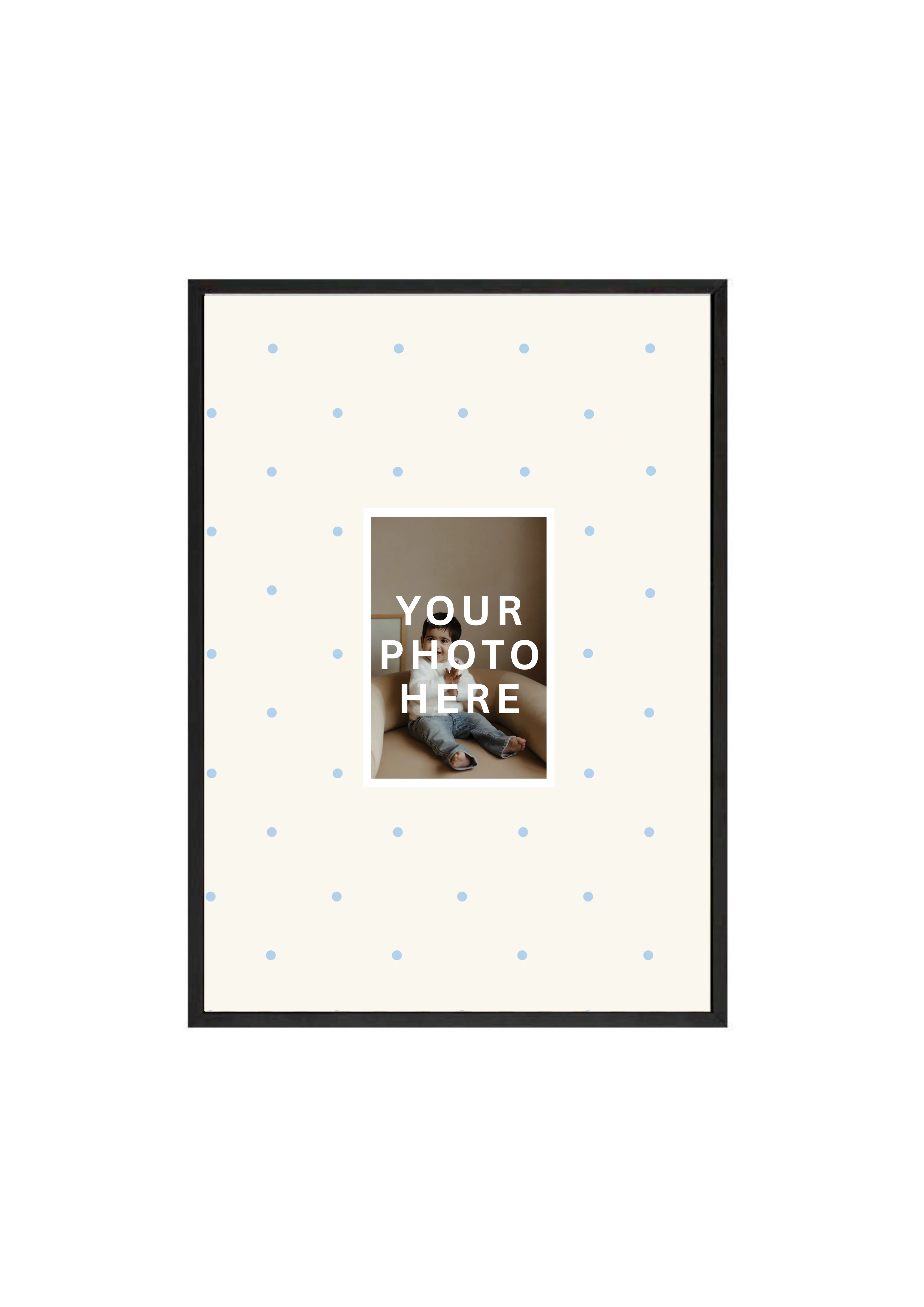 Custom Polka Dots - Frost