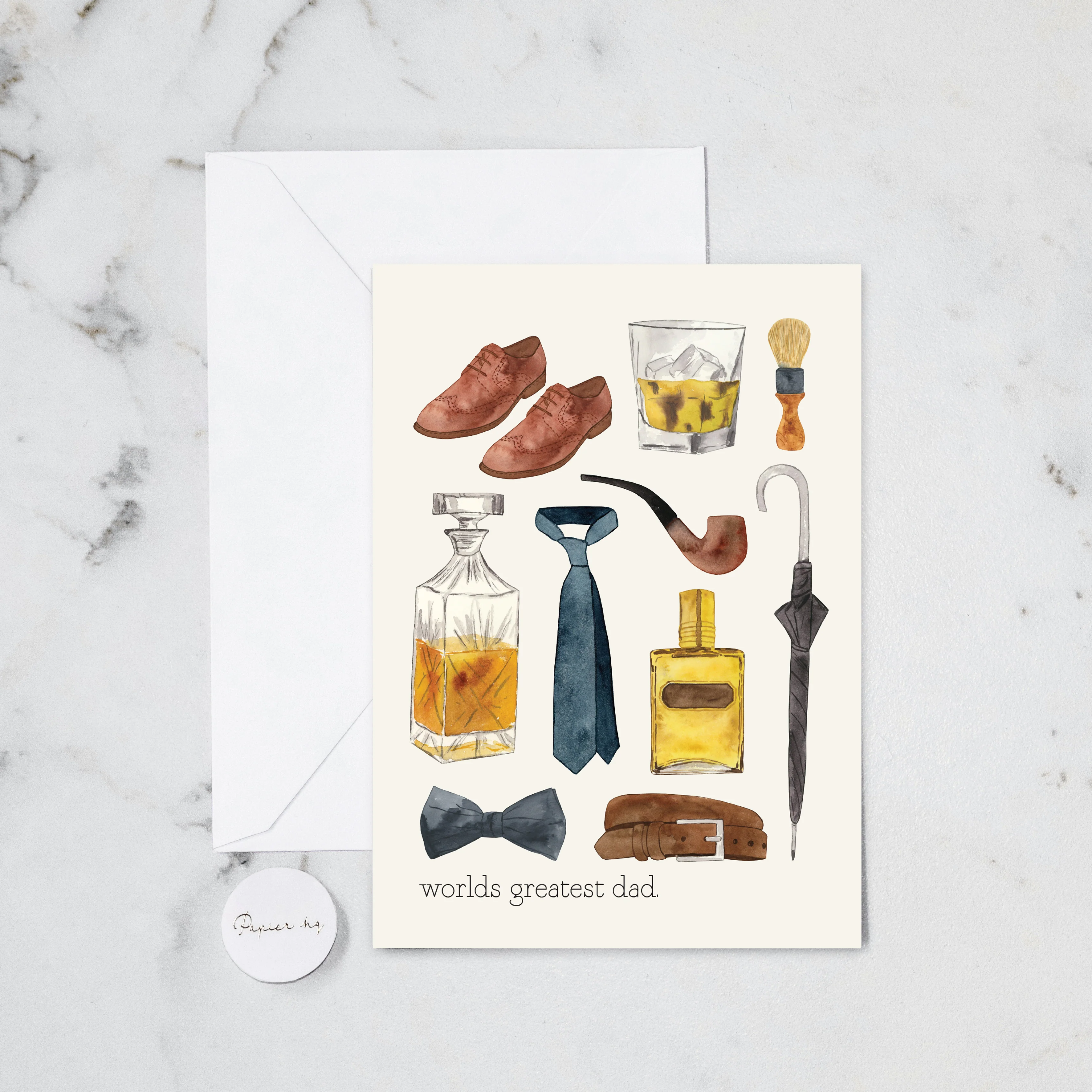DAD ESSENTIALS GREETING CARD