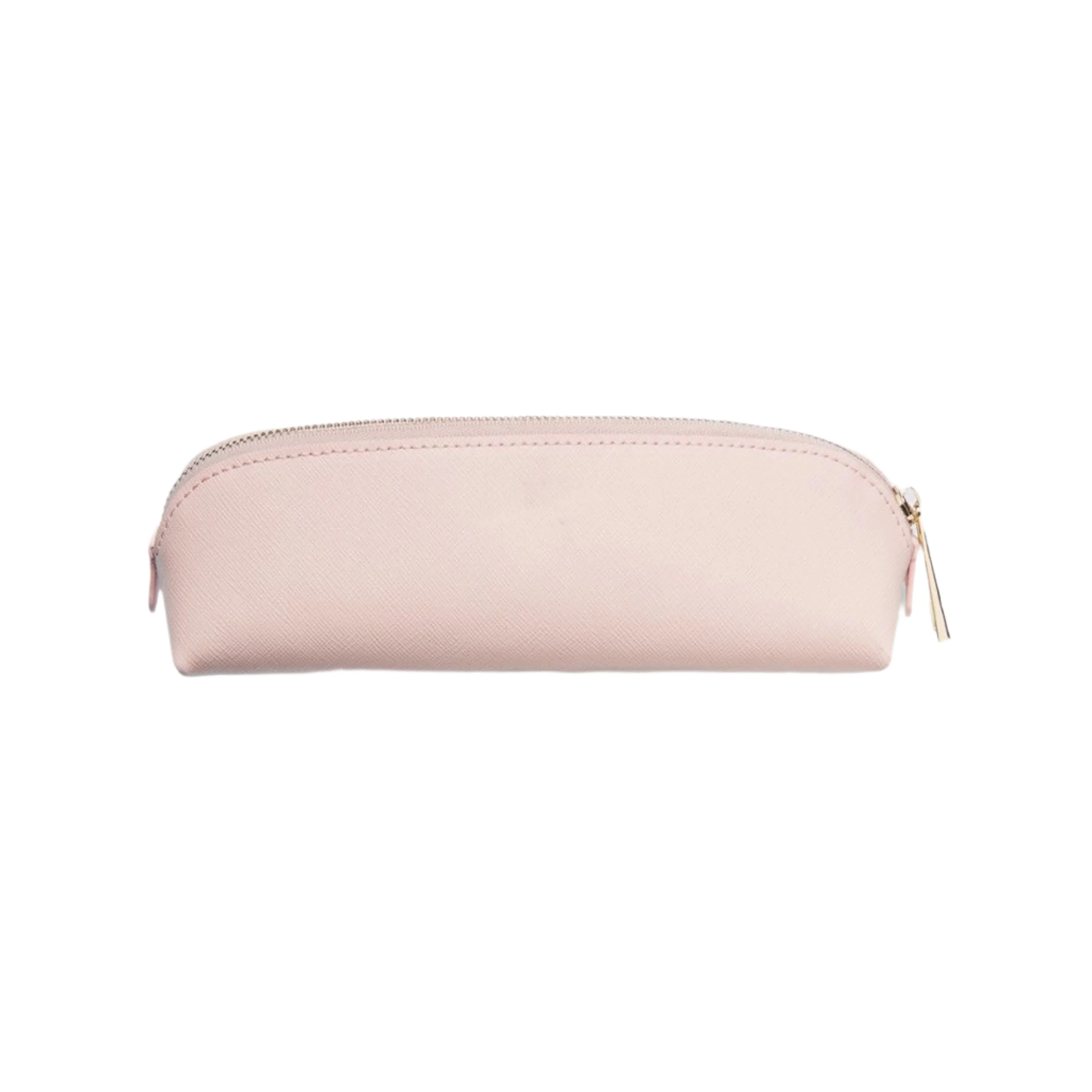 Leather pencil case pink