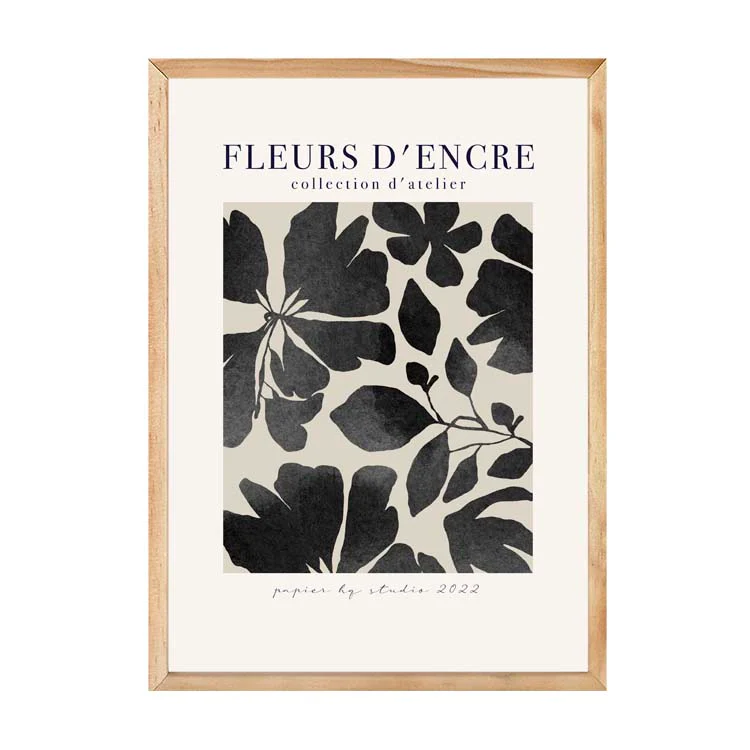 FLEURS D'ENCRE PRINT BLACK - Image 14