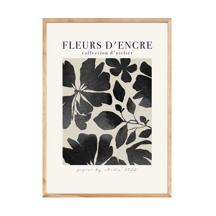 FLEURS D'ENCRE PRINT BLACK - Image 17