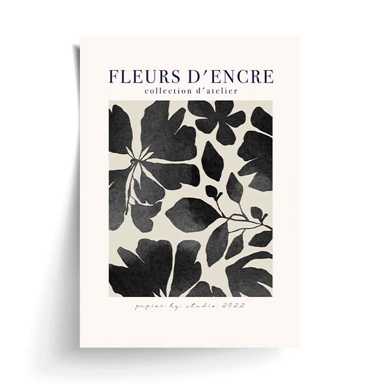 FLEURS D'ENCRE PRINT BLACK - Image 21