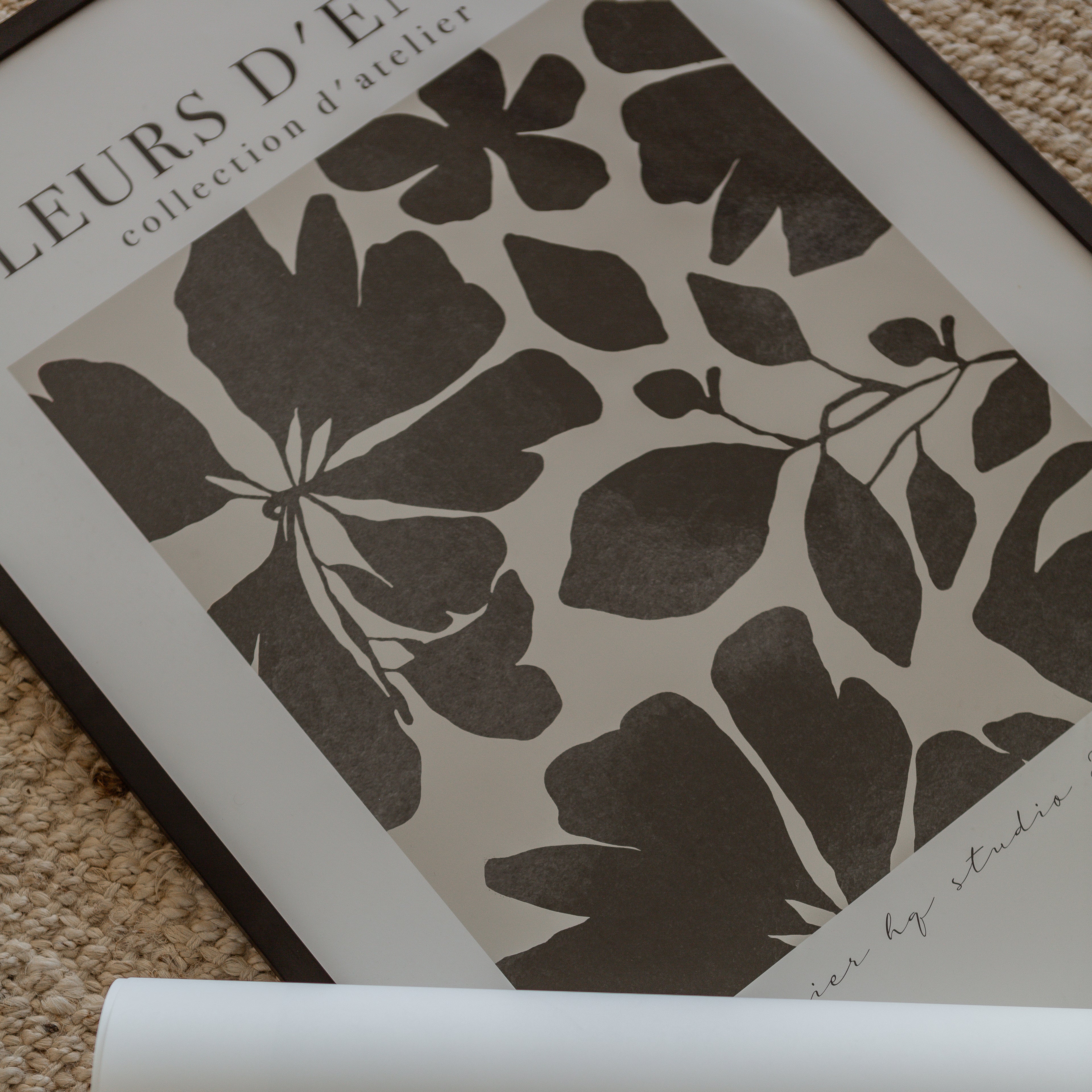 FLEURS D'ENCRE PRINT BLACK - Image 3