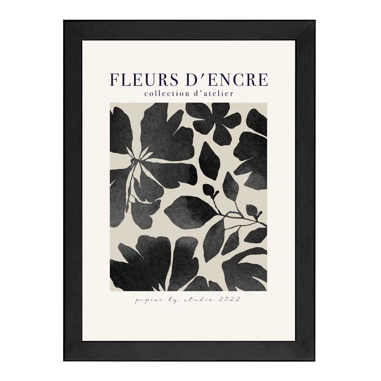 FLEURS D'ENCRE PRINT BLACK - Image 7