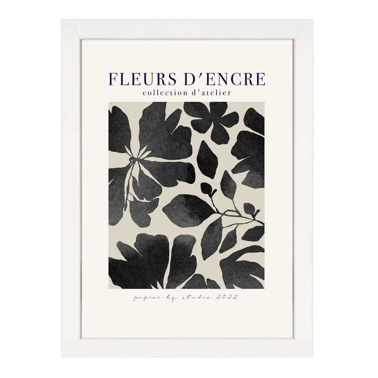 FLEURS D'ENCRE PRINT BLACK - Image 8