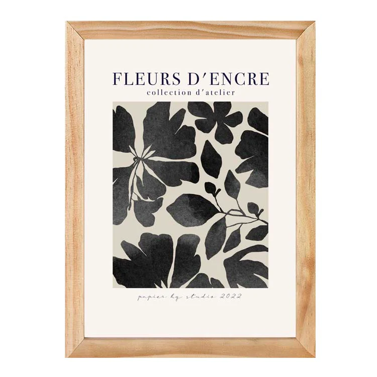 FLEURS D'ENCRE PRINT BLACK - Image 9