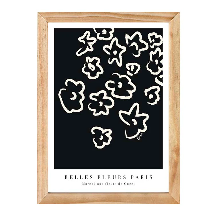 FLEURS PRINT BLACK - Image 17
