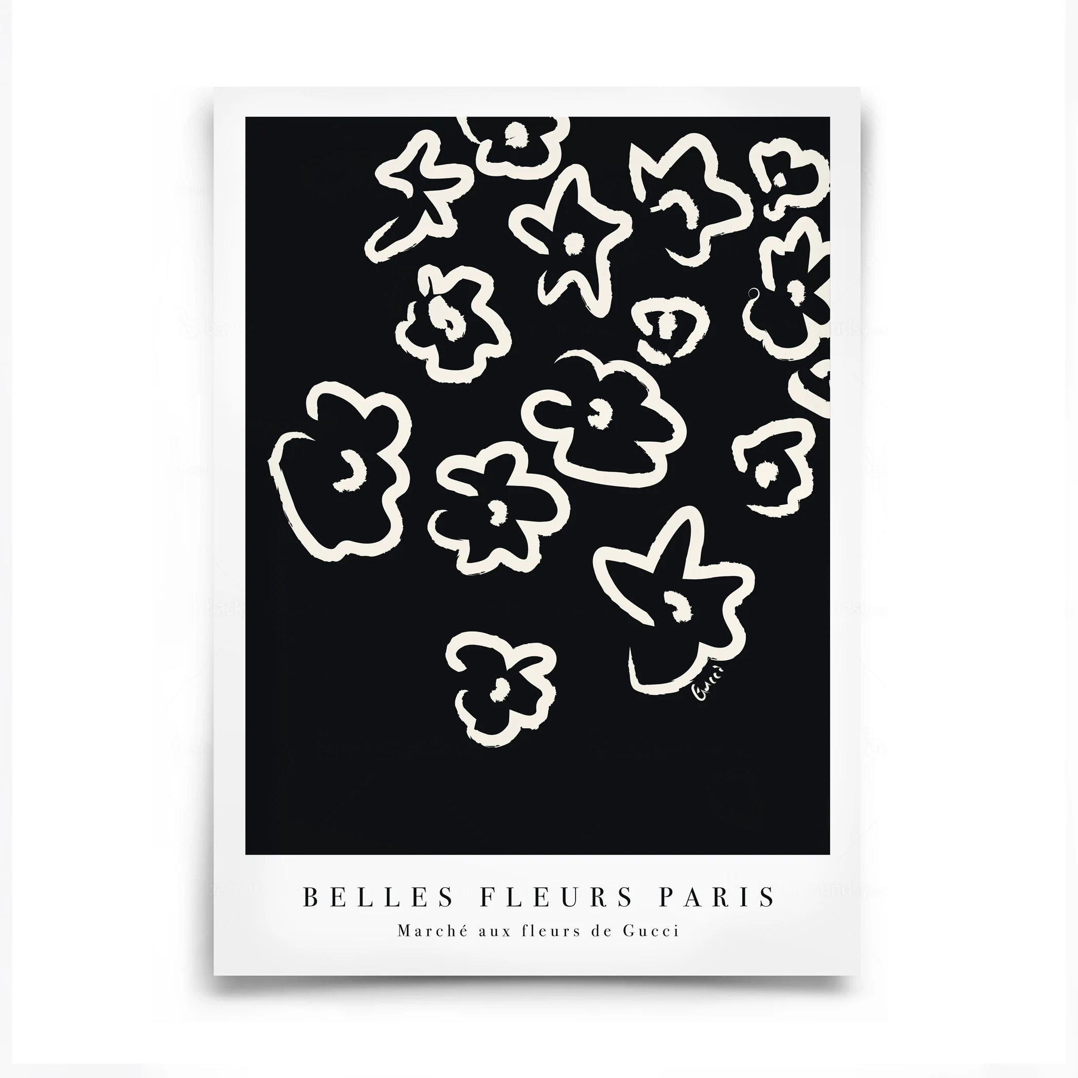 FLEURS PRINT BLACK - Image 19
